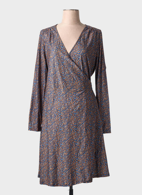 Rochie midi mâneci lungi mâneci lungi portocaliu LA FIANCÉE femme