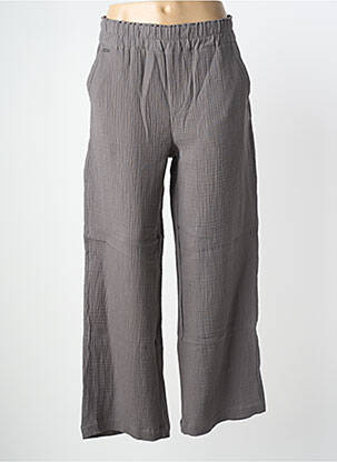 Pantalon larg buzunare mărime normală gri STREET ONE femeie