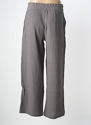 Pantalon larg buzunare mărime normală gri STREET ONE femeie