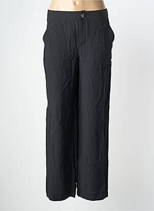 Pantalon drept țesătură poplin mărime normală negru STREET ONE femeie
