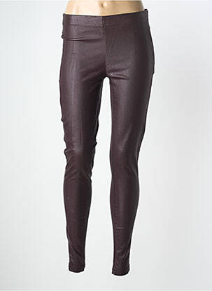 Pantalon slim talie elastică mărime normală violet COPENHAGEN femeie