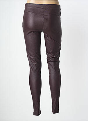 Pantalon slim talie elastică mărime normală violet COPENHAGEN femeie