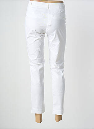 Pantalon 7/8 elasticitate mărime normală alb BRANDTEX femeie