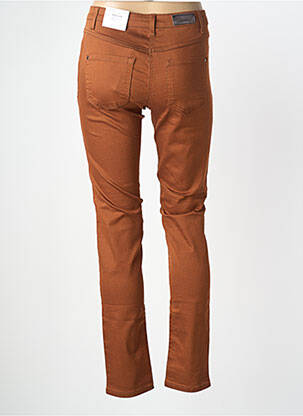 Pantalon slim elasticitate mărime normală maro BRANDTEX femeie