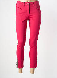 Pantalon 7/8 talie înaltă talie înaltă roz PAUL BRIAL femme