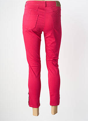 Pantalon 7/8 talie înaltă talie înaltă roz PAUL BRIAL femeie