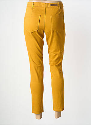 Pantalon 7/8 elasticitate mărime normală galben LA FIANCÉE femeie