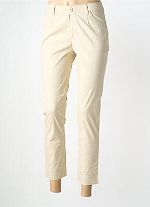 Pantalon 7/8 elasticitate mărime normală bej LA FIANCÉE femeie