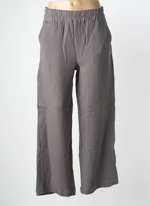 Pantalon larg mărime normală mărime normală gri STREET ONE femme