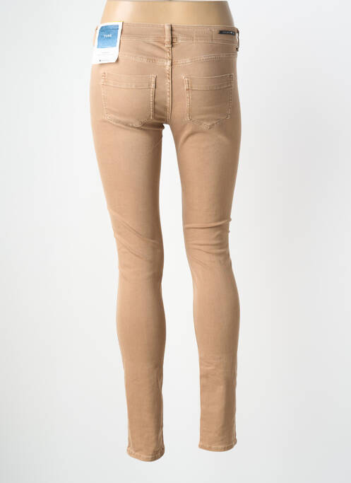 Pantalon slim elasticitate mărime normală maro STREET ONE femme