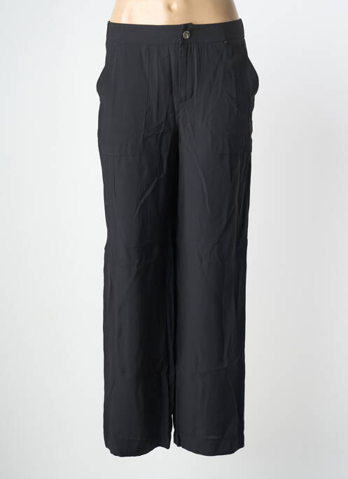 Pantalon drept țesătură poplin mărime normală negru STREET ONE femme