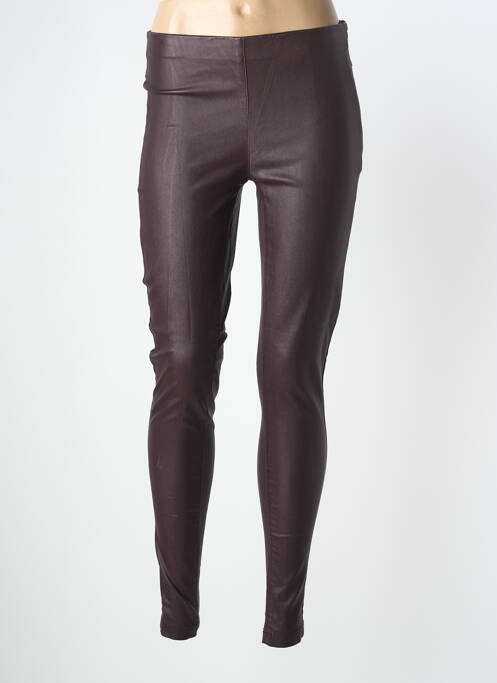 Pantalon slim talie elastică mărime normală violet COPENHAGEN femme