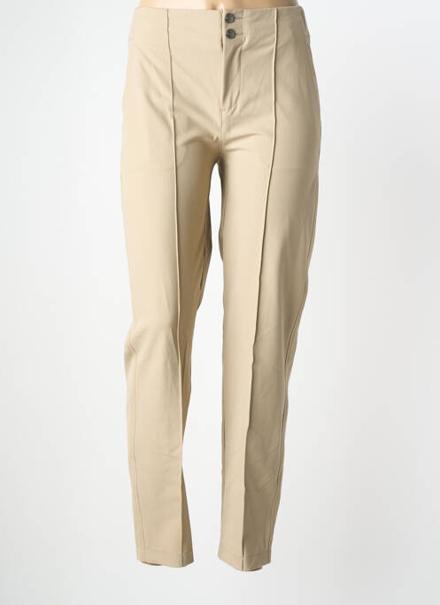 Pantalon slim talie elastică mărime normală bej STREET ONE femme