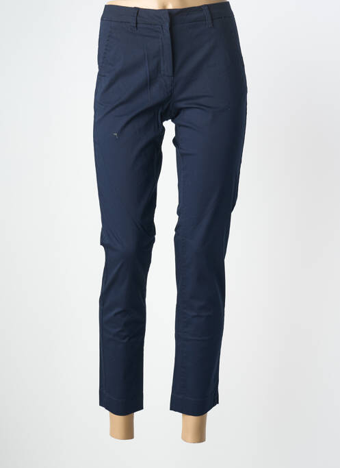 Pantalon 7/8 elasticitate mărime normală albastru BRANDTEX femme