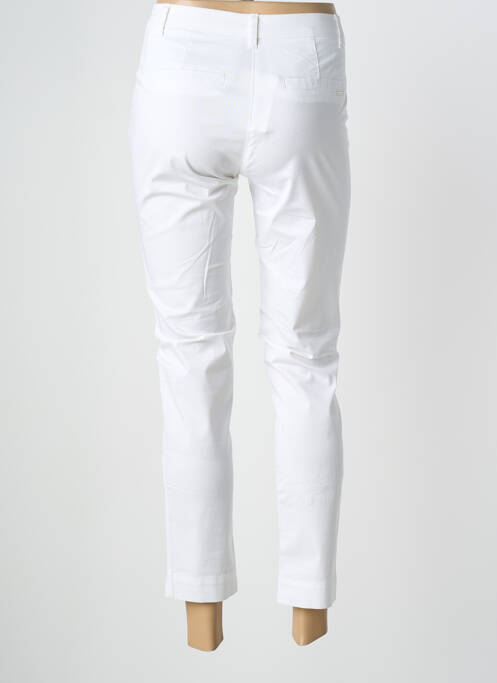 Pantalon 7/8 elasticitate mărime normală alb BRANDTEX femme