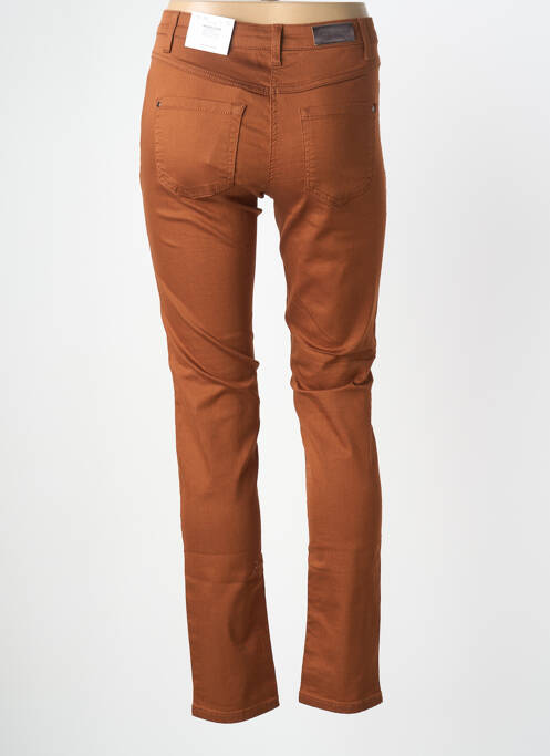 Pantalon slim elasticitate mărime normală maro BRANDTEX femme