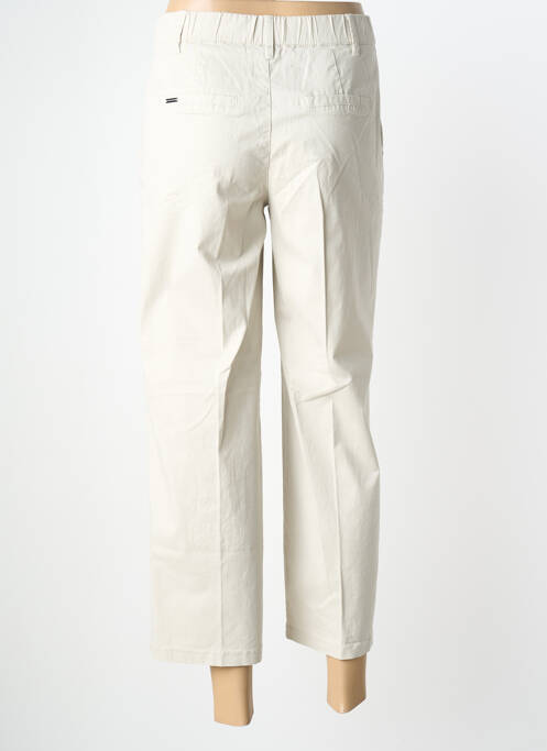 Pantalon 7/8 elasticitate mărime normală bej STREET ONE femme