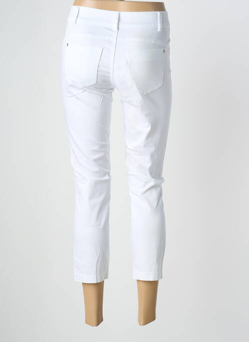 Pantalon 7/8 elasticitate mărime normală alb STREET ONE femme