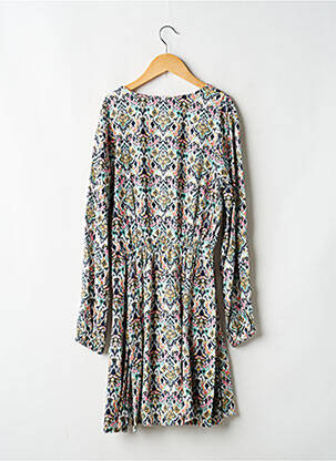 Rochie midi guler rotund mâneci lungi alb GARCIA fată