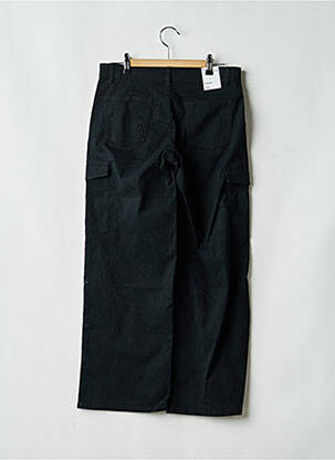 Pantalon drept închidere cu fermoar sub clapetă cu nasturi negru NAME IT fată