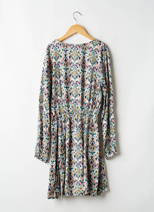 Rochie midi guler rotund mâneci lungi alb GARCIA fille