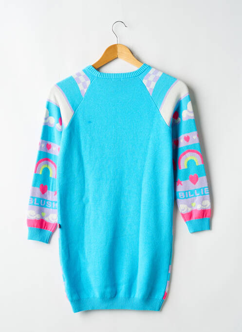 Rochie pulover strânsă pe partea de jos mâneci lungi albastru BILLIEBLUSH fille