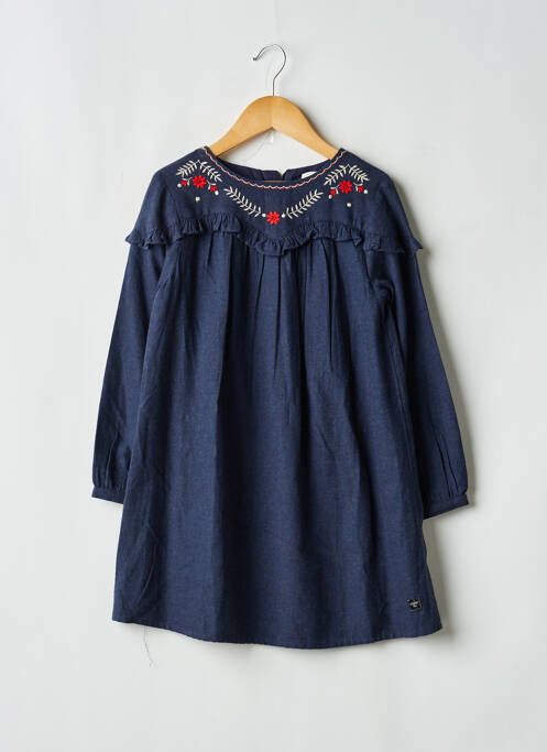 Rochie midi închidere cu fermoar la spate mâneci lungi albastru CARREMENT BEAU fille
