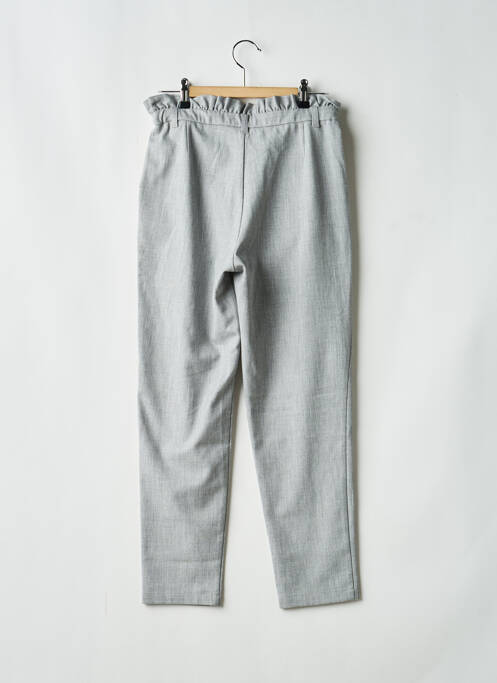 Pantalon drept buzunare talie elastică gri IKKS fille