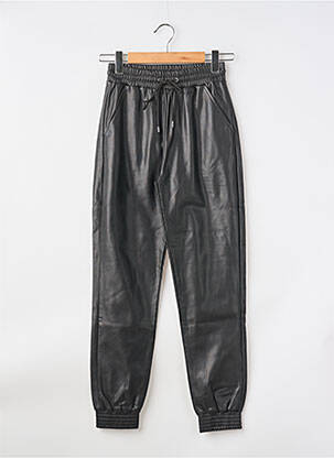 Pantalon drept talie elastică mărime normală negru KOCCA femeie