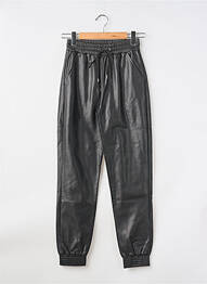 Pantalon drept talie elastică mărime normală negru KOCCA femeie