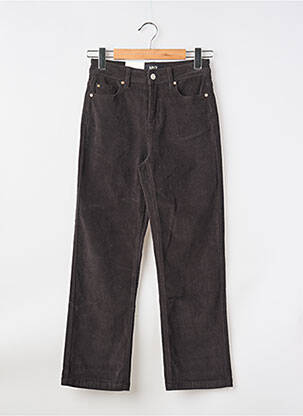 Pantalon drept elasticitate talie înaltă gri MKT STUDIO femeie