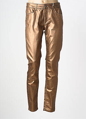 Blugi cu croială slim elasticitate mărime normală maro GEISHA femme