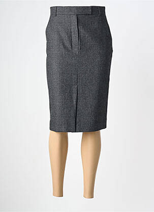 Fustă midi talie cu cleme gri GERARD DAREL femme