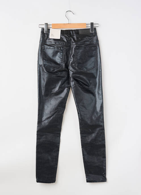 Pantalon slim țesătură acoperită mărime normală negru ICHI femme