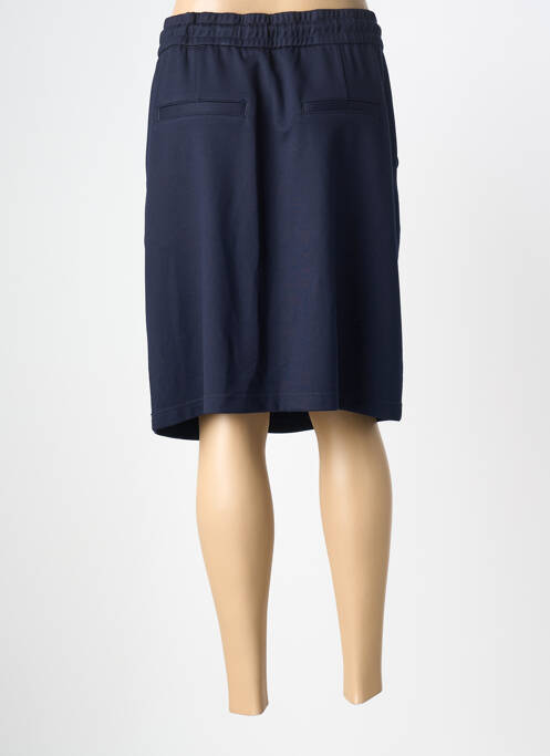 Fustă midi talie cu cleme albastru CECIL femme