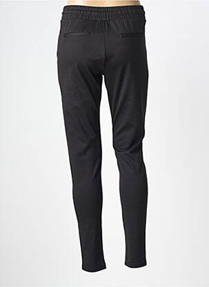 Pantalon slim talie elastică mărime normală negru ICJHI femeie