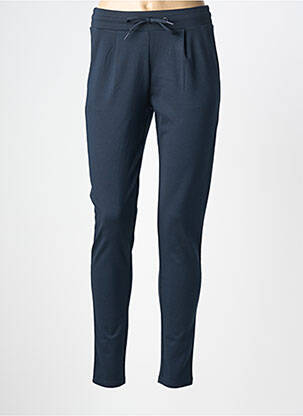 Pantalon slim talie elastică mărime normală albastru ICJHI femeie