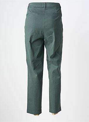 Pantalon chino țesătură poplin mărime normală verde LABDIP femeie