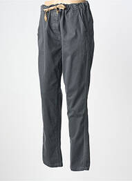 Pantalon 7/8 țesătură poplin mărime normală gri PAKO LITTO femme