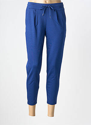 Pantalon 7/8 elasticitate mărime normală albastru ICHI femeie