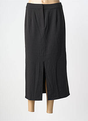 Fustă lungă țesătură crep negru VILA femme