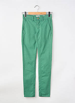 Pantalon chino talie joasă talie joasă verde HAPPY femme