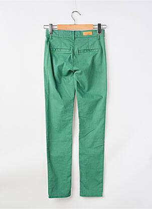 Pantalon chino talie joasă talie joasă verde HAPPY femeie