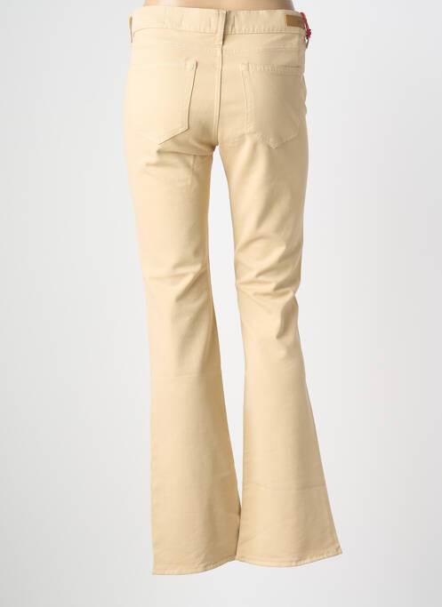 Blugi cu croială evazată elasticitate mărime normală bej HAPPY femme