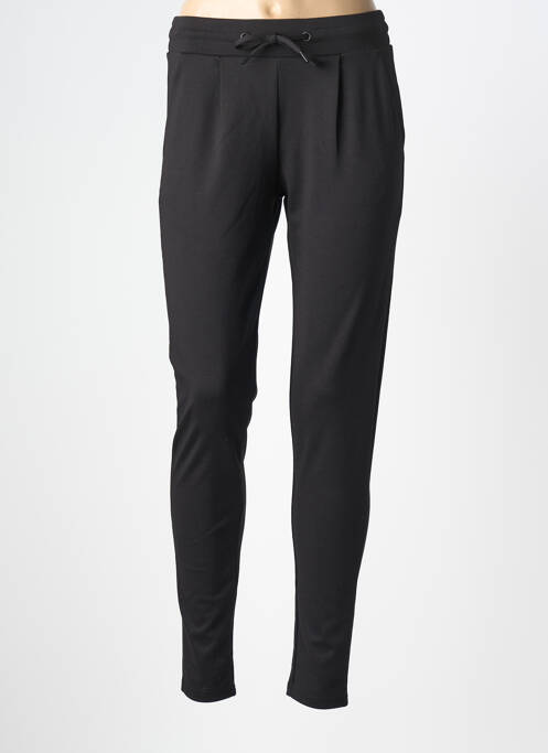Pantalon slim talie elastică mărime normală negru ICJHI femme
