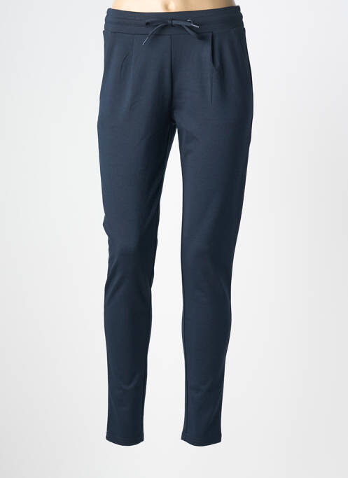 Pantalon slim talie elastică mărime normală albastru ICJHI femme