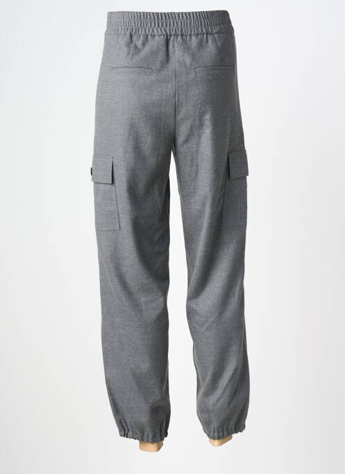 Pantalon cargo talie elastică talie înaltă gri BETTY BARCLAY femme