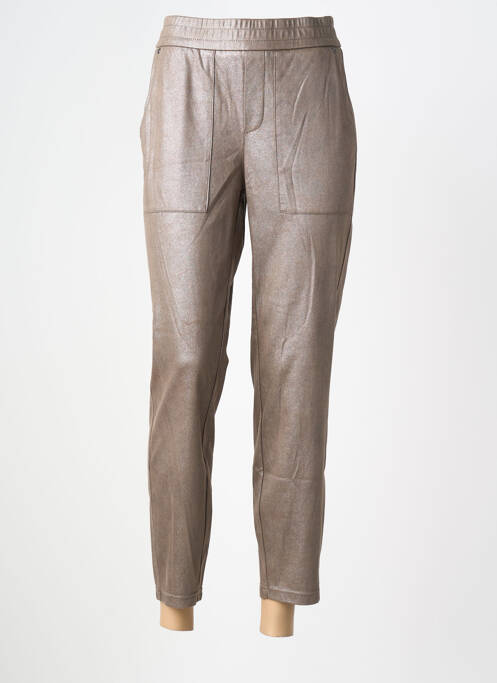 Pantalon 7/8 elasticitate mărime normală maro STREET ONE femme