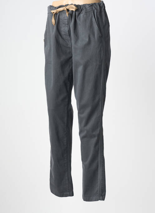 Pantalon 7/8 talie elastică mărime normală gri PAKO LITTO femme