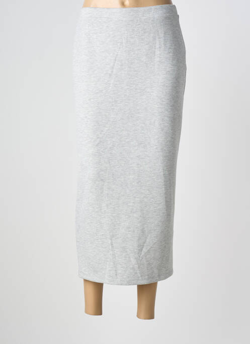 Fustă lungă croială dreaptă gri VILA femme